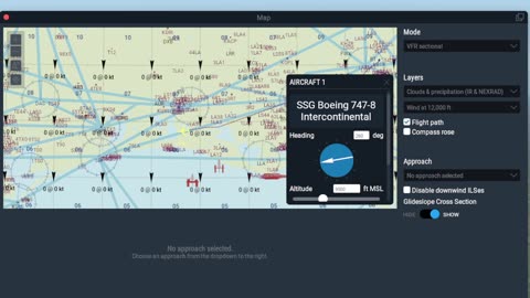 a Boeing 747-800 Xplane 11 - Quick trip and ILS test - KBTR KIAH -