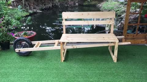 How To Make Outdoor Benches From Pallets