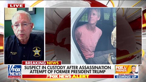 'Perplexing' Sheriff describes Trump would-be shooter's demeanor during arrest.