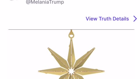 Melania - Christmas Ornament Line.