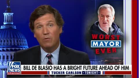 Tucker Carlson roasts Bill de Blasio’s future at Harvard #shorts