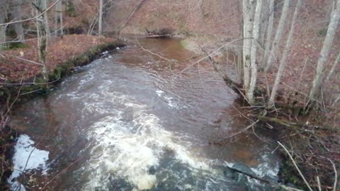 Ripple flow of the river