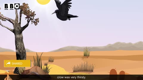 The Thirsty Crow | Urdu Moral Stories | With English Subtitles Ek Pyasa Kawa