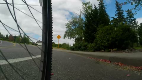 Bike Ride from the Front Wheel Point of View