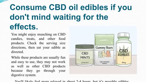 How to Take CBD Oil