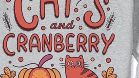 Cranberry Cat Lover Thanksgiving tee Thanksgiving Cranberry Season Pumpkin Cat Lovers