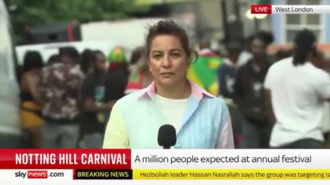 Typical Uk Carnival - Multiculturalism at Work 🤡🌎