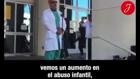 Médico denuncia bloqueos 'tiránicos' en un discurso apasionado