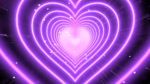 1105. Love Heart Tunnel 💜Romantic Purple Heart