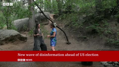 New wave of disinformation ahead of US election | BBC News