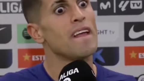 Jao Cancelo interview face going viral 🔥