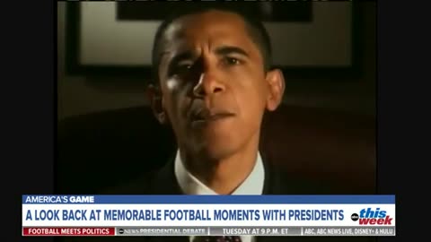 Looking back at 2 presidential moments in football history