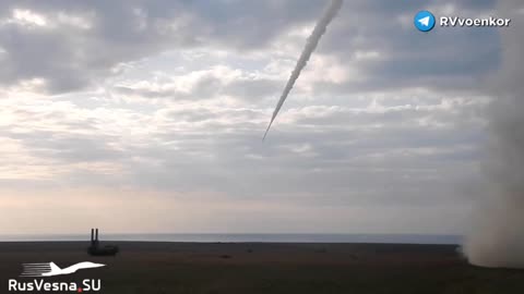 Ukraine War - The launch of high-precision Onyx missiles at the logistics center