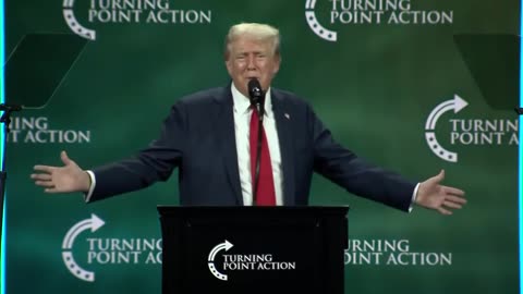 President Donald Trump speaks at Turning Point summit in Florida