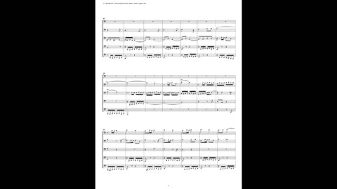 Fugue 01 from Well Tempered Clavier, Book 2 by J S Bach Euphonium Tuba Quintet