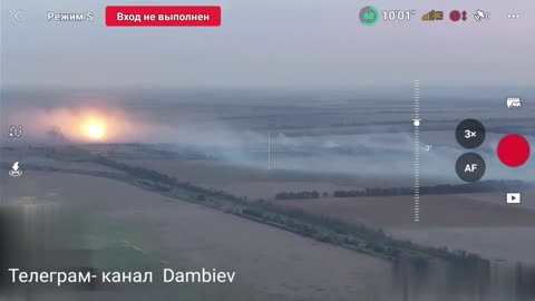 TOS-1A Solntsepic Burns the Positions of the AFU in Vodiane