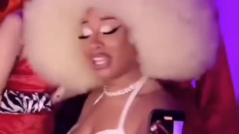 Megan Thee Stallion partying to her new song & unbothered by Nicki Minaj