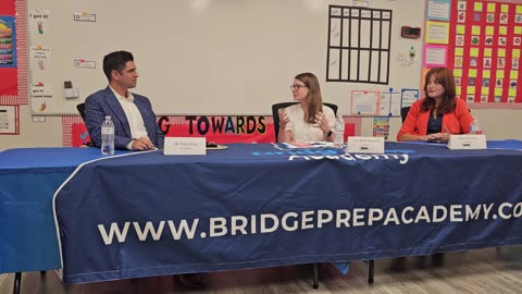 Rebekah Ricks & Sarah Beth Wyatt at the Florida Charter School Alliance Meet the Candidates Forum