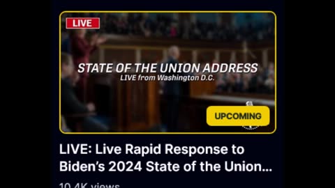 Live Rapid Response to Biden’s 2024 State of the Union in DC