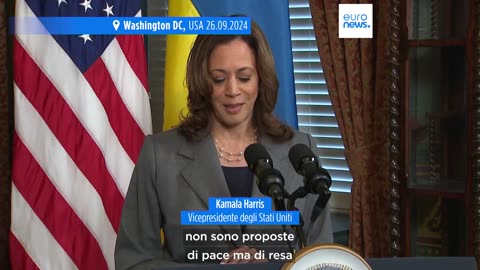 NOTIZIE DAL MONDO Zelensky incontra il presidente USA Joseph Biden detto Joe che annuncia 8 miliardi dollari in aiuti militari all'Ucraina poi Kamala Harris che si dice contro la proposta di Donald Trump di cedere dei territori alla Russia