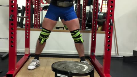 Failed Lift Topples Squat Rack