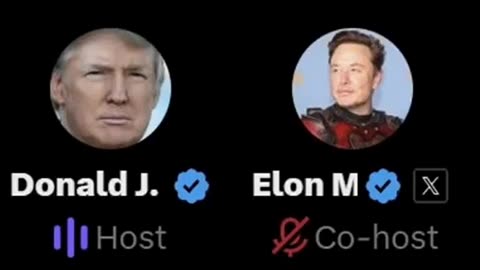 VIRAL VIDEO: Trump Does Elon Musk X/Twitter Spaces Interview