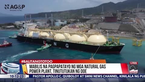 Mabilis na pagpapatayo ng mga natural gas power plant, tinututukan ng DOE