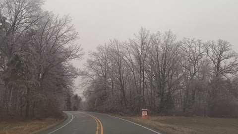 Beautiful Icy Winter Wonderland in North Carolina