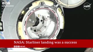 Boeing Starliner returns to earth without astronauts | BBC News