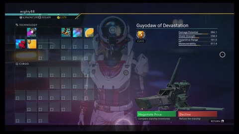 No Man's Sky - Guyodaw of Devastation - S Class Fighter