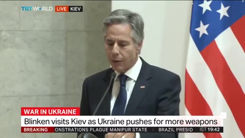 WOAH: Blinken Says We Will Give $717 Million More To Ukraine