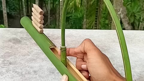 Bamboo Creations with new Slingshots #bamboo #Diy #toys