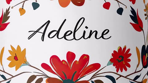 Personalized Mug with a Floral Touch – Perfect Gift for Adeline! #custommug #personalizedgift