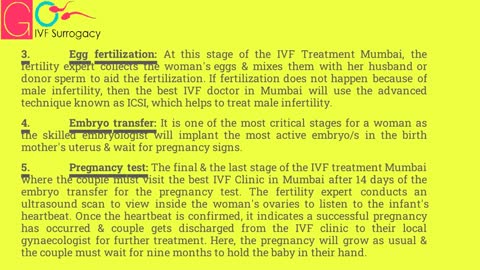 Best IVF Treatment in Mumbai 2022 with high success rates