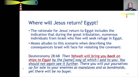 RE 301 Jesus WILL DESCEND in Egypt, Reenacting The ENTIRE EXODUS Route!