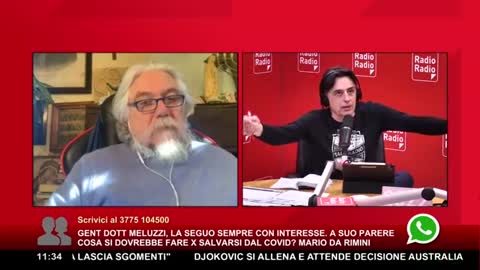 Meluzzi: I No Vax sono pericolosi per le istituzioni, sono il gruppo di controllo