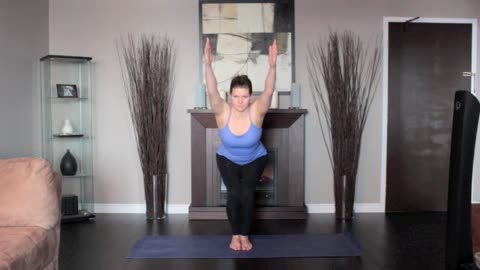 yoga - chair pose front