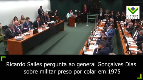 Ricardo Salles pergunta a G. Dias sobre militar preso por colar em 1975