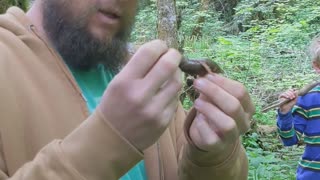 Sasquatch Licks a Banana Slug