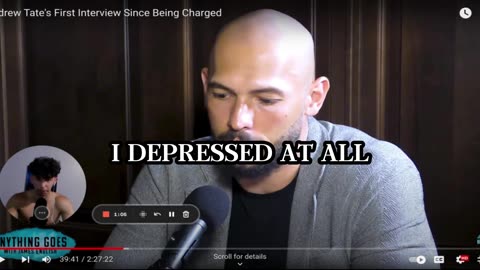 Andrew Tate on Depression