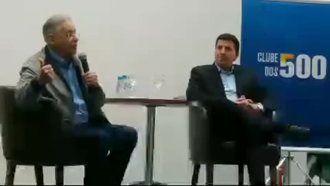 Clube dos 500 com Fernando Henrique Cardoso e Floriano Pesaro.