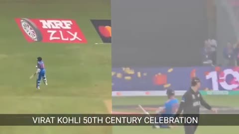 Virat Kohli bow down for Sachin Tendulkar & gave flying kiss to Anushka Sharma after 50th century