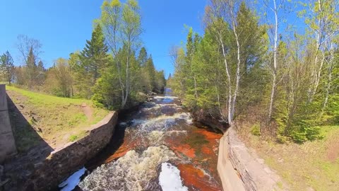 Tobacco River Falls UP Michigan