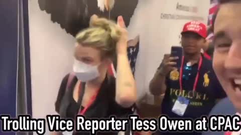 Have Fun: Trolling Tess Owen at CPAC Texas 2022