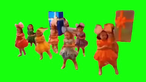 Girls Dancing to Big Dawgs | Green Screen