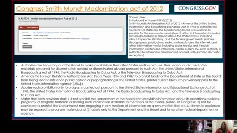 11/20/2020 - The Smith Mundt Act: What is it?