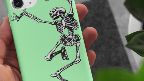 Modern and fashionable dancing skeleton design Mouse Pad