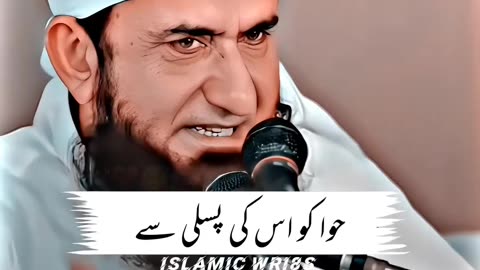 Short clip bayan by Maulana Tariq Jameel Sahab