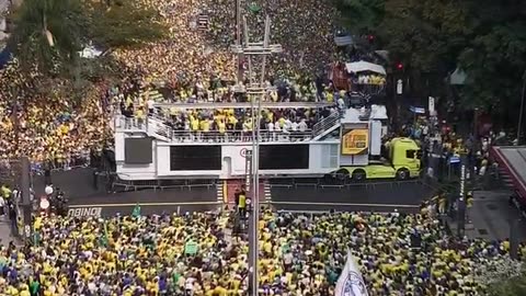 Manifestação Gigante no Brasil, contra tiranias de Alexandre de Moraes