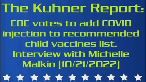 COVID injection to recommended child vaccines list.(10_21_2022)